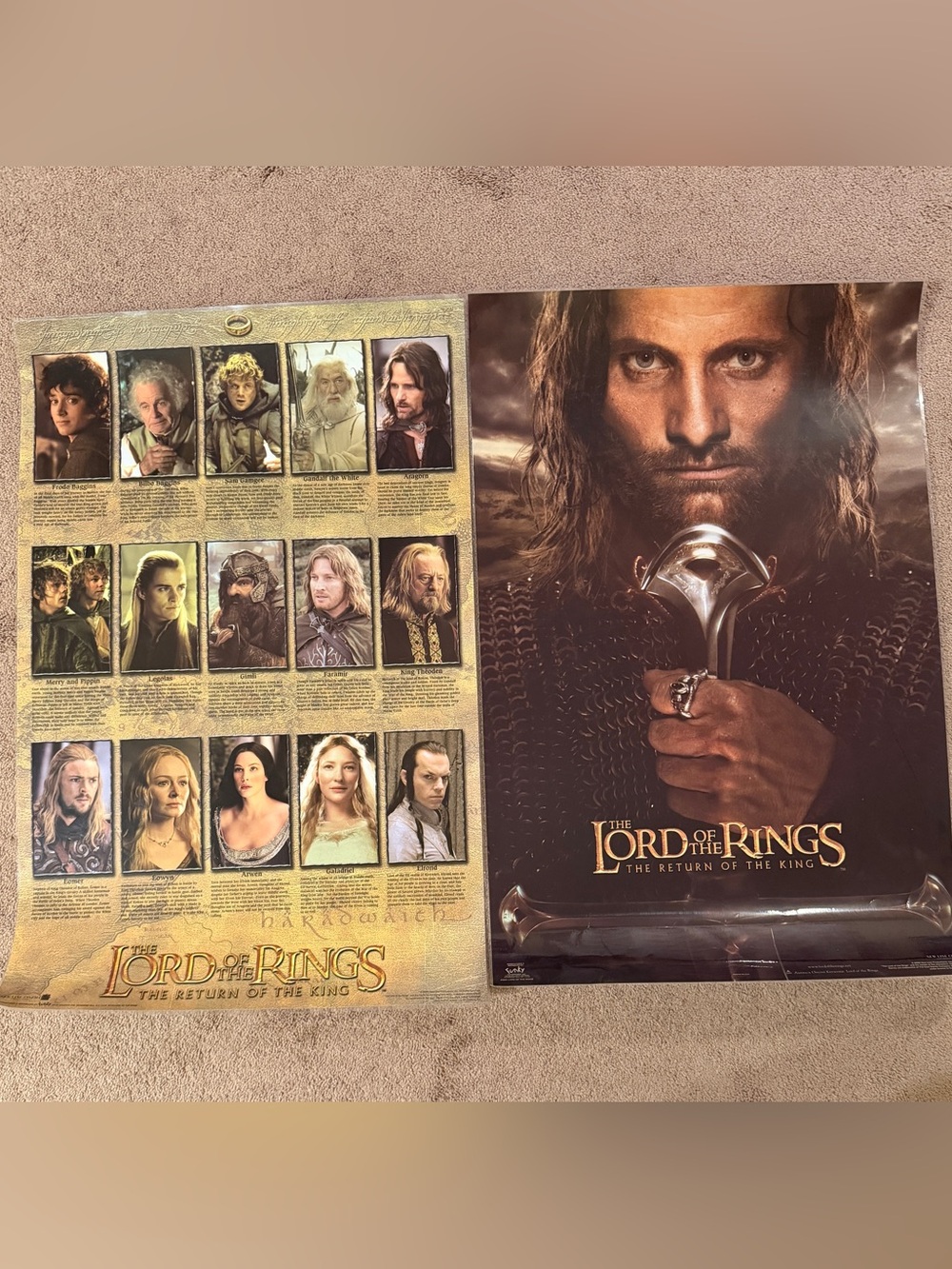 The Lord Of The Rings Funky Enterprise Movie Posters Return Of The King Lot Of 2
